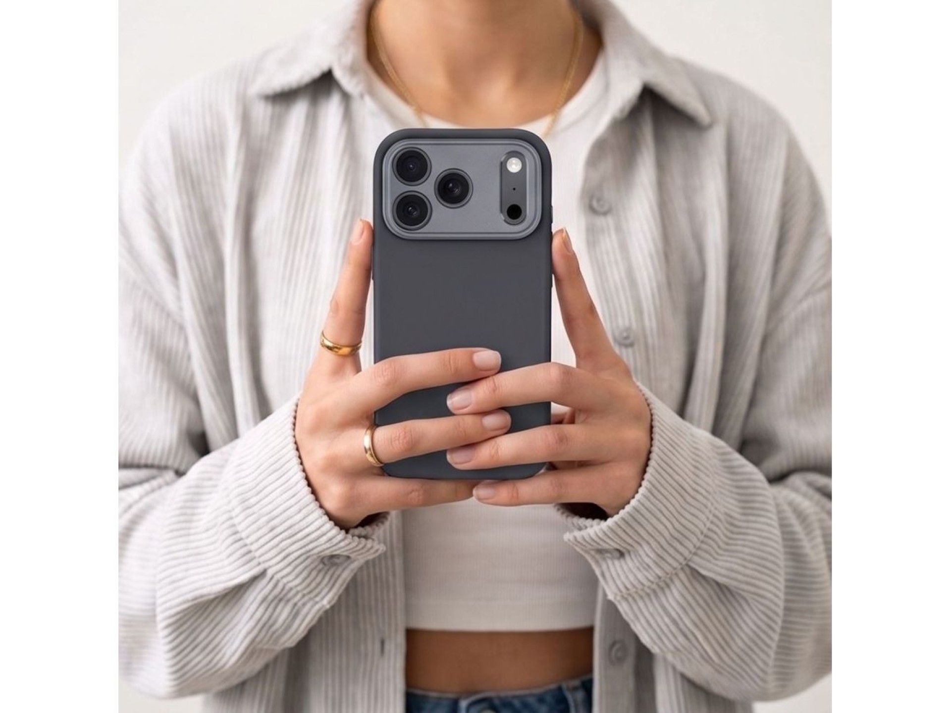 Funda Tech-Protect Uniq MagSafe CC para iPhone 18 Pro Max / 17 Pro Max - grafito