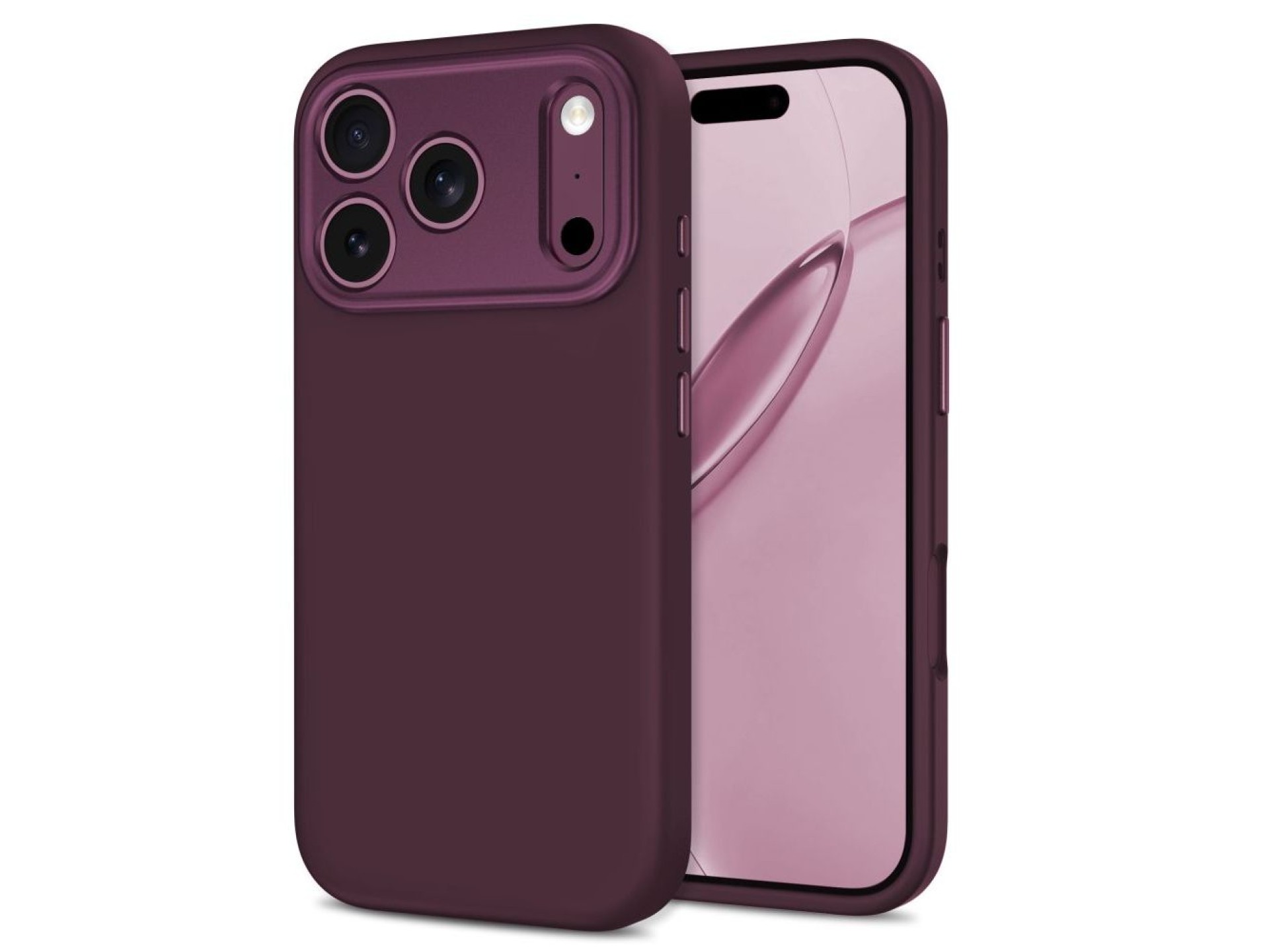 Tech-Protect Uniq MagSafe CC case for iPhone 18 Pro / 17 Pro - burgundy