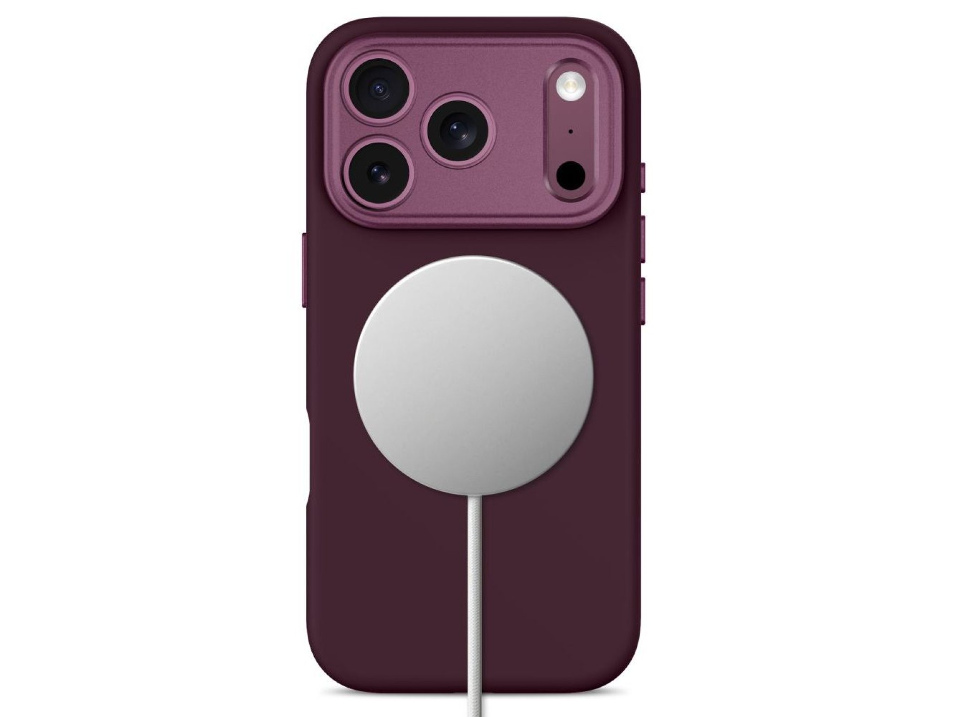 Tech-Protect Uniq MagSafe CC case for iPhone 18 Pro / 17 Pro - burgundy