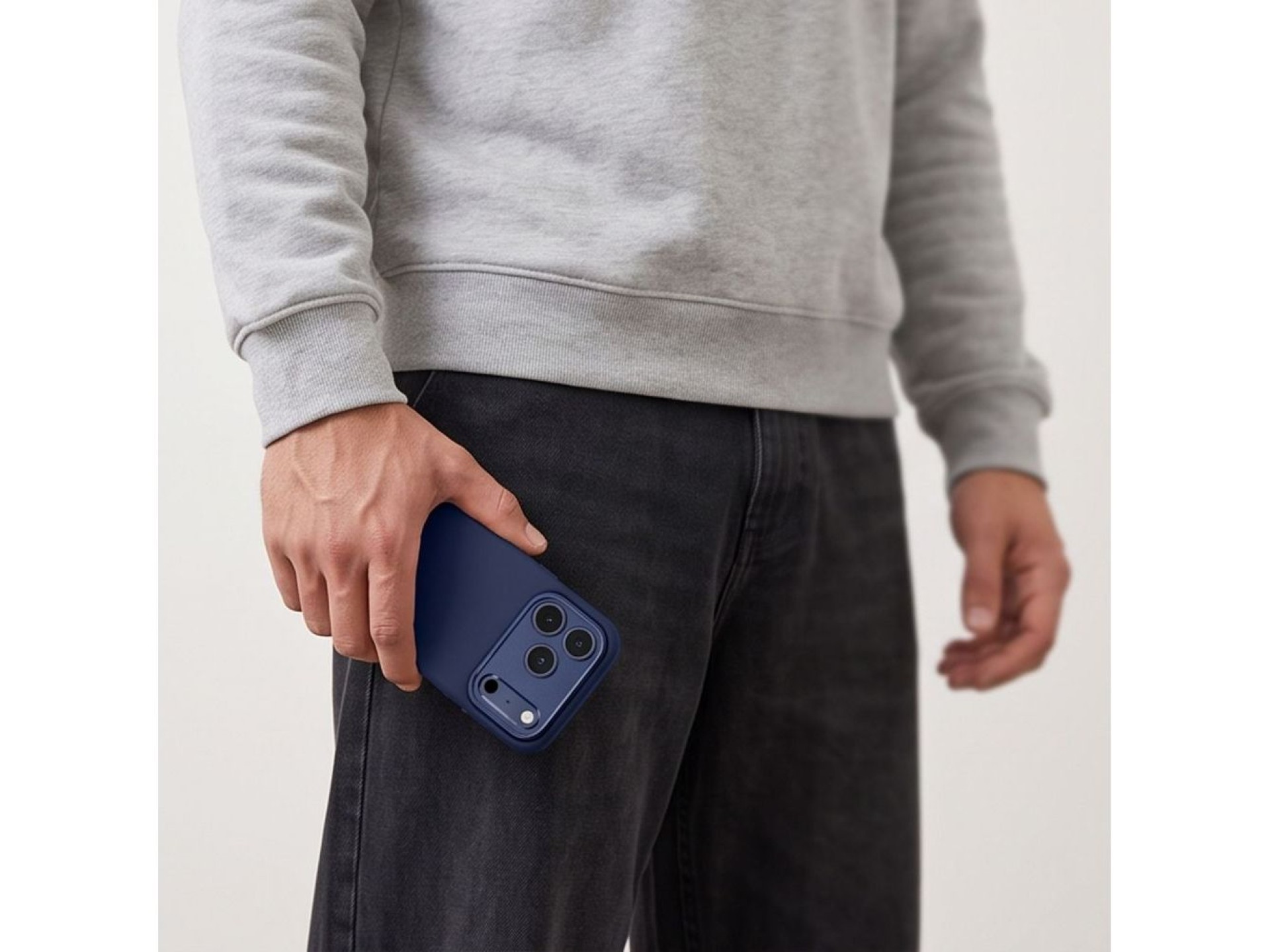 Capa Tech-Protect Uniq MagSafe CC para iPhone 18 Pro Max / 17 Pro Max - Azul Marinho