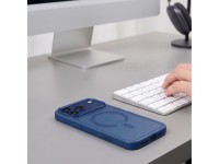 Tech-Protect Magmat Magsafe CC Case for iPhone 18 Pro / 17 Pro - Matte Navy Blue Tech-Protect Magmat Magsafe CC Case for iPhone 18 Pro / 17 Pro - Matte Navy Blue