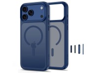 Tech-Protect Magmat Magsafe CC Case for iPhone 18 Pro / 17 Pro - Matte Navy Blue Tech-Protect Magmat Magsafe CC Case for iPhone 18 Pro / 17 Pro - Matte Navy Blue