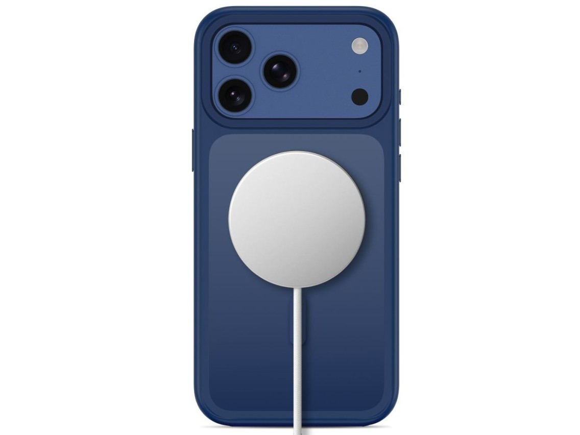 Tech-Protect Magmat Magsafe CC Case for iPhone 18 Pro / 17 Pro - Matte Navy Blue