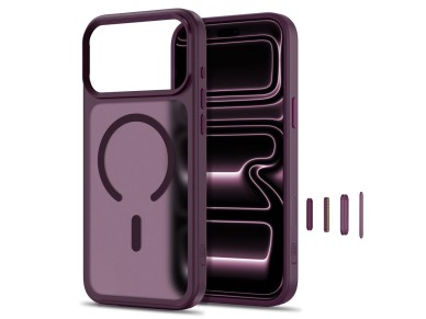 Funda Tech-Protect Magmat MagSafe CC para iPhone 18 Pro / 17 Pro - Borgoña mate Funda Tech-Protect Magmat MagSafe CC para iPhone 18 Pro / 17 Pro - Borgoña mate