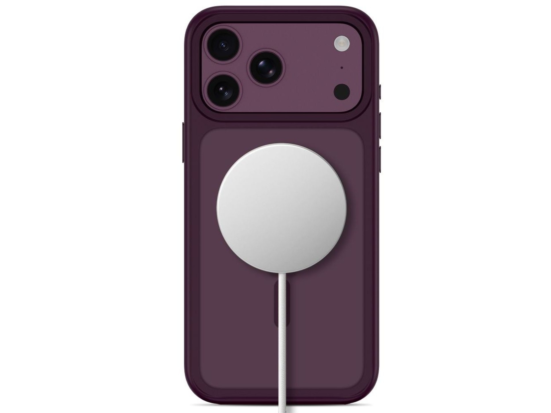 Tech-Protect Magmat Magsafe CC Case for iPhone 18 Pro Max / 17 Pro Max - Burgundy Matte