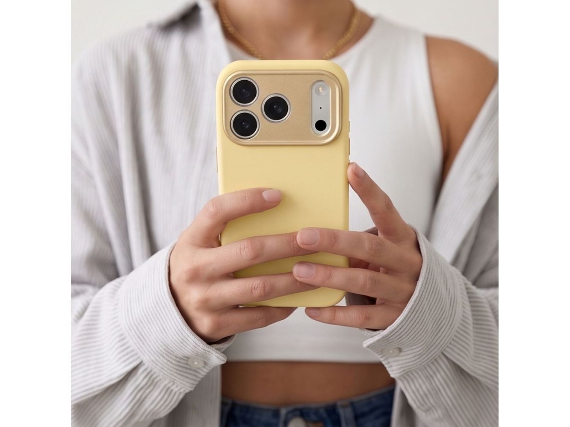 Capa Tech-Protect Uniq MagSafe CC para iPhone 18 Pro Max / 17 Pro Max - Amarela