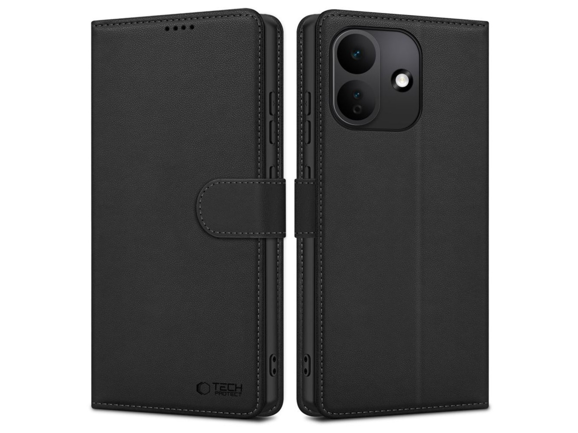 Tech-Protect Wallet Case for Xiaomi Redmi Note 17 Pro 5G - Matte Black
