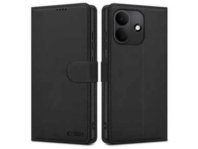 Capa carteira Tech-Protect para Xiaomi Redmi Note 17 Pro 5G - Preto Fosco