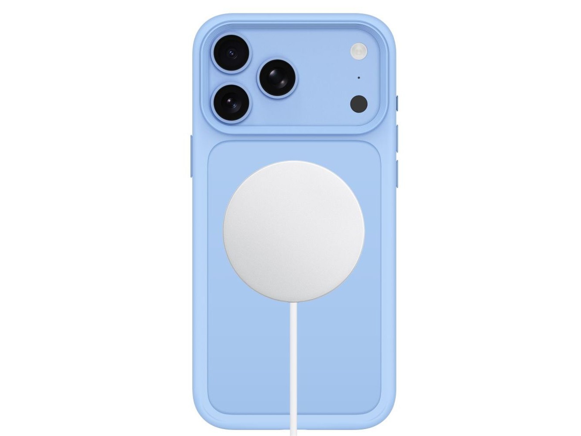 Capa Tech-Protect Magmat Magsafe CC para iPhone 18 Pro Max / 17 Pro Max - Azul Claro Fosco