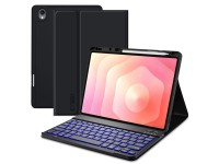 Capa Tech-Protect SC com caneta e teclado Bluetooth para Samsung Galaxy Tab S12+ 12.4" X840 / X846B 