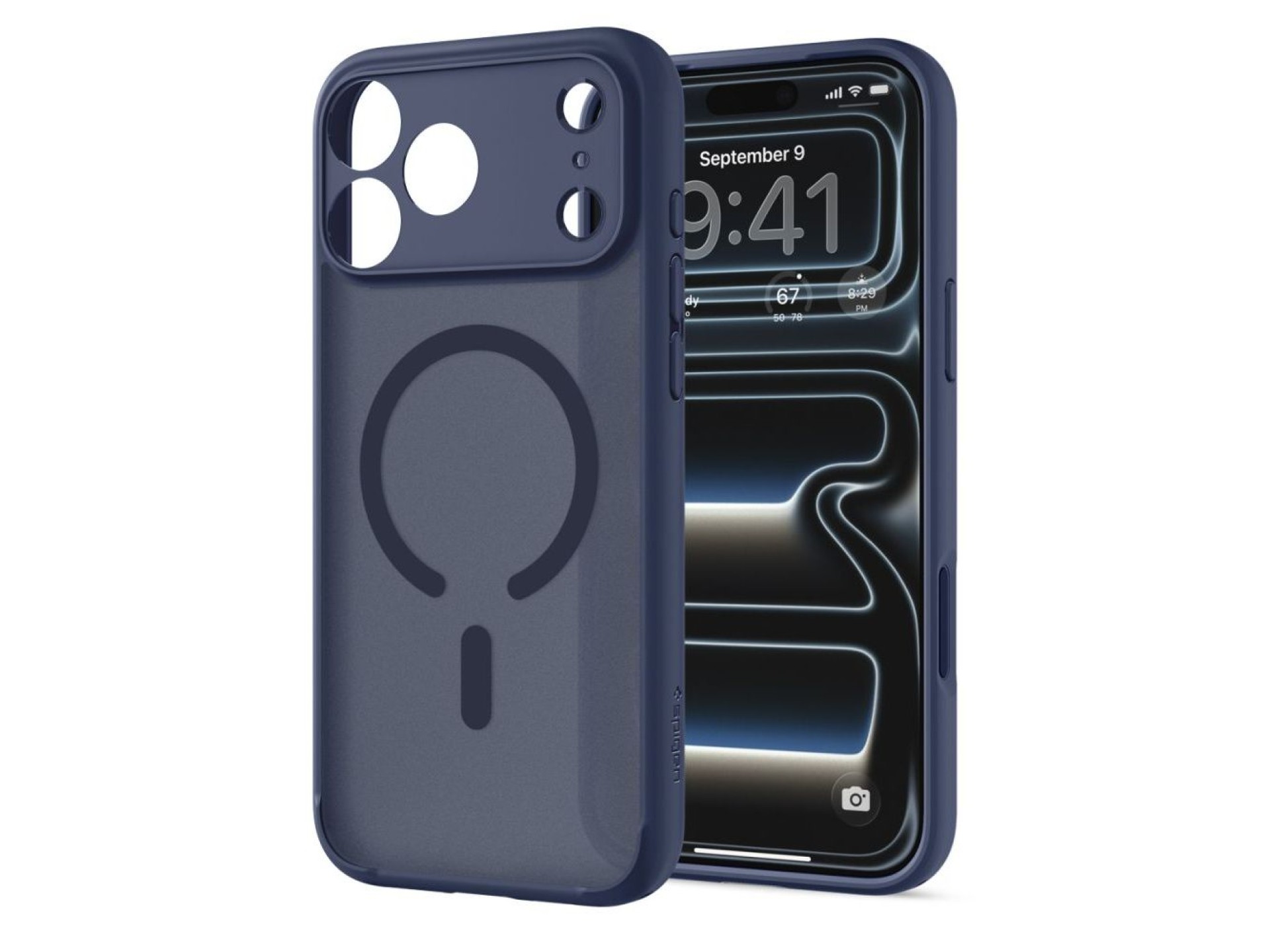 Spigen Ultra Hybrid MagSafe Case for iPhone 18 Pro / 17 Pro - Dark Blue