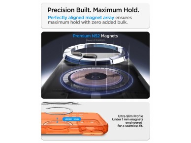 Funda Spigen Ultra Hybrid MagSafe para iPhone 18 Pro Max / 17 Pro Max - Naranja Funda Spigen Ultra Hybrid MagSafe para iPhone 18 Pro Max / 17 Pro Max - Naranja