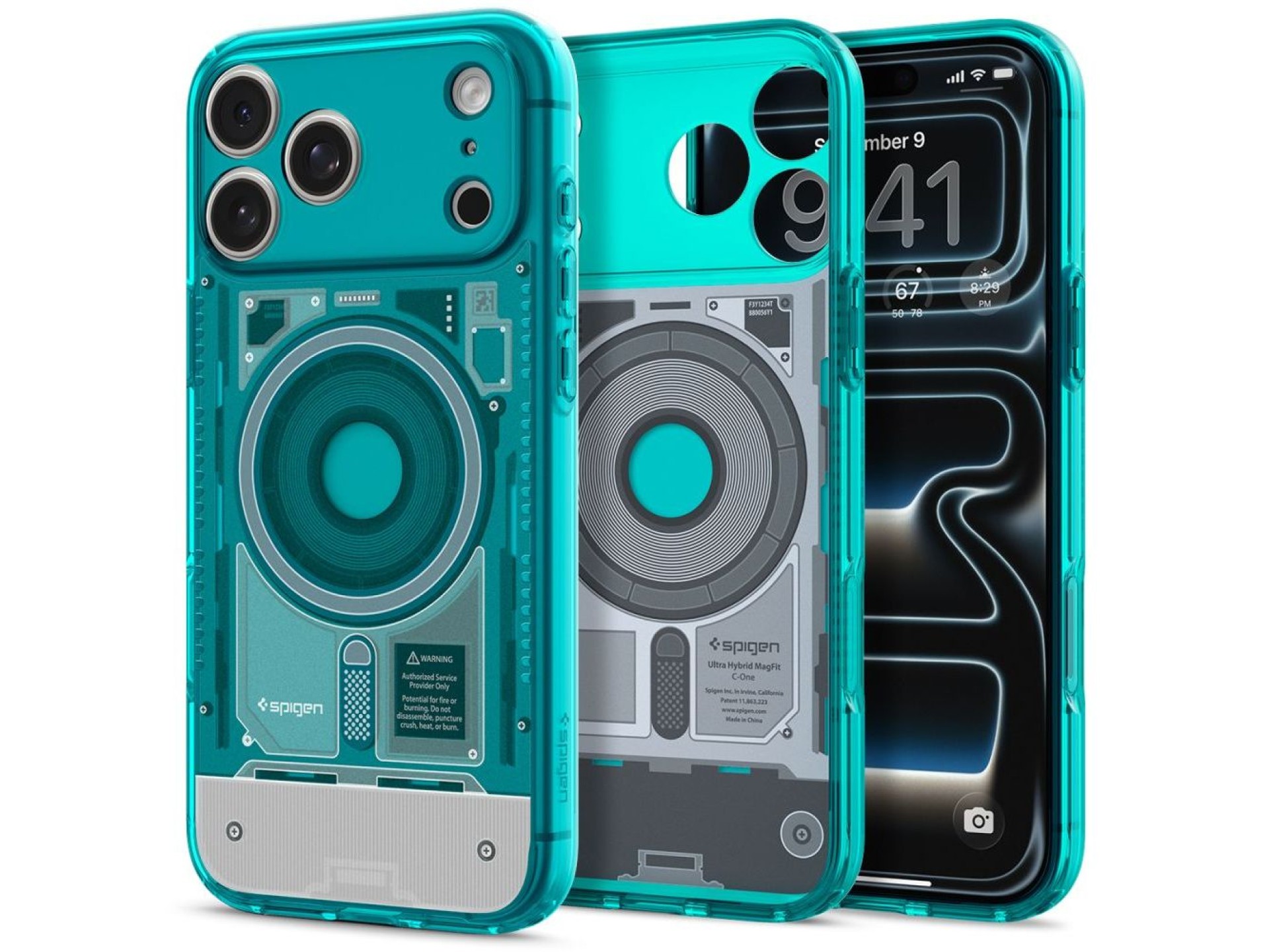 Capa Spigen Ultra Hybrid MagSafe para iPhone 18 Pro / 17 Pro - azul claro