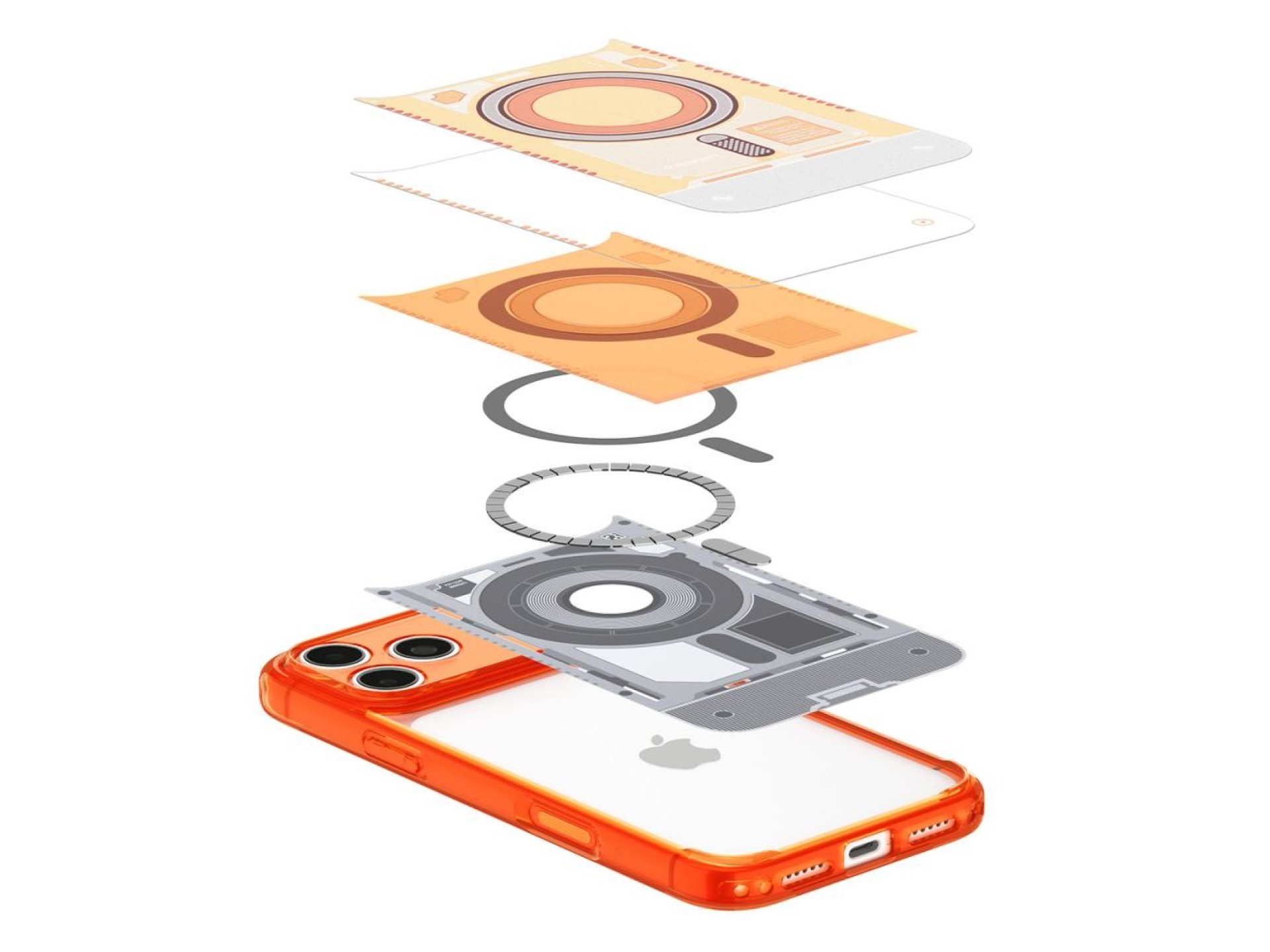 Capa Spigen Ultra Hybrid MagSafe para iPhone 18 Pro Max / 17 Pro Max - Laranja