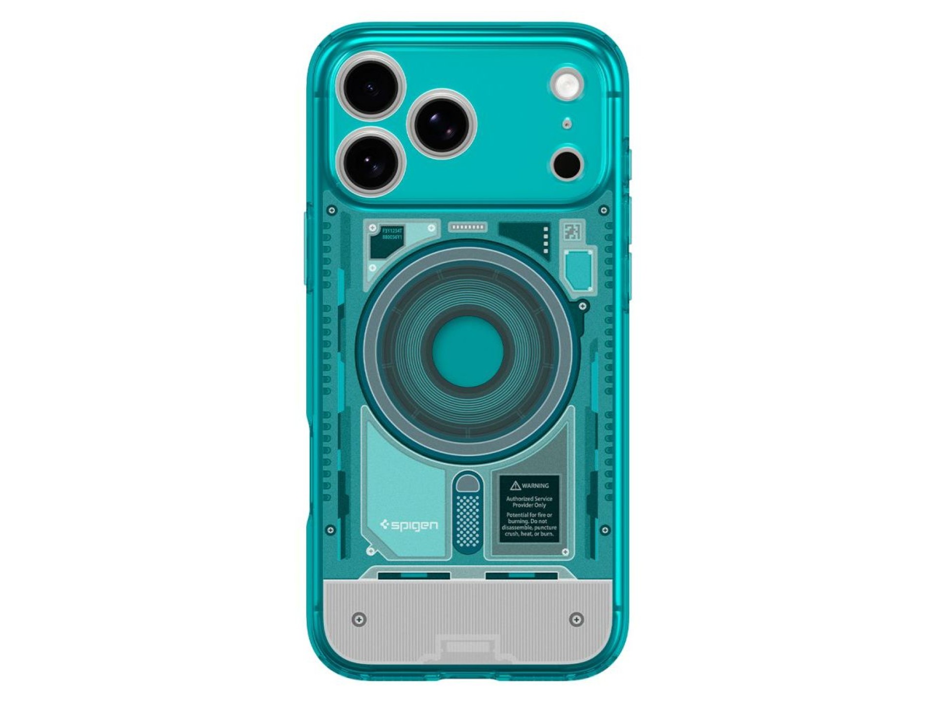 Capa Spigen Ultra Hybrid MagSafe para iPhone 18 Pro / 17 Pro - azul claro