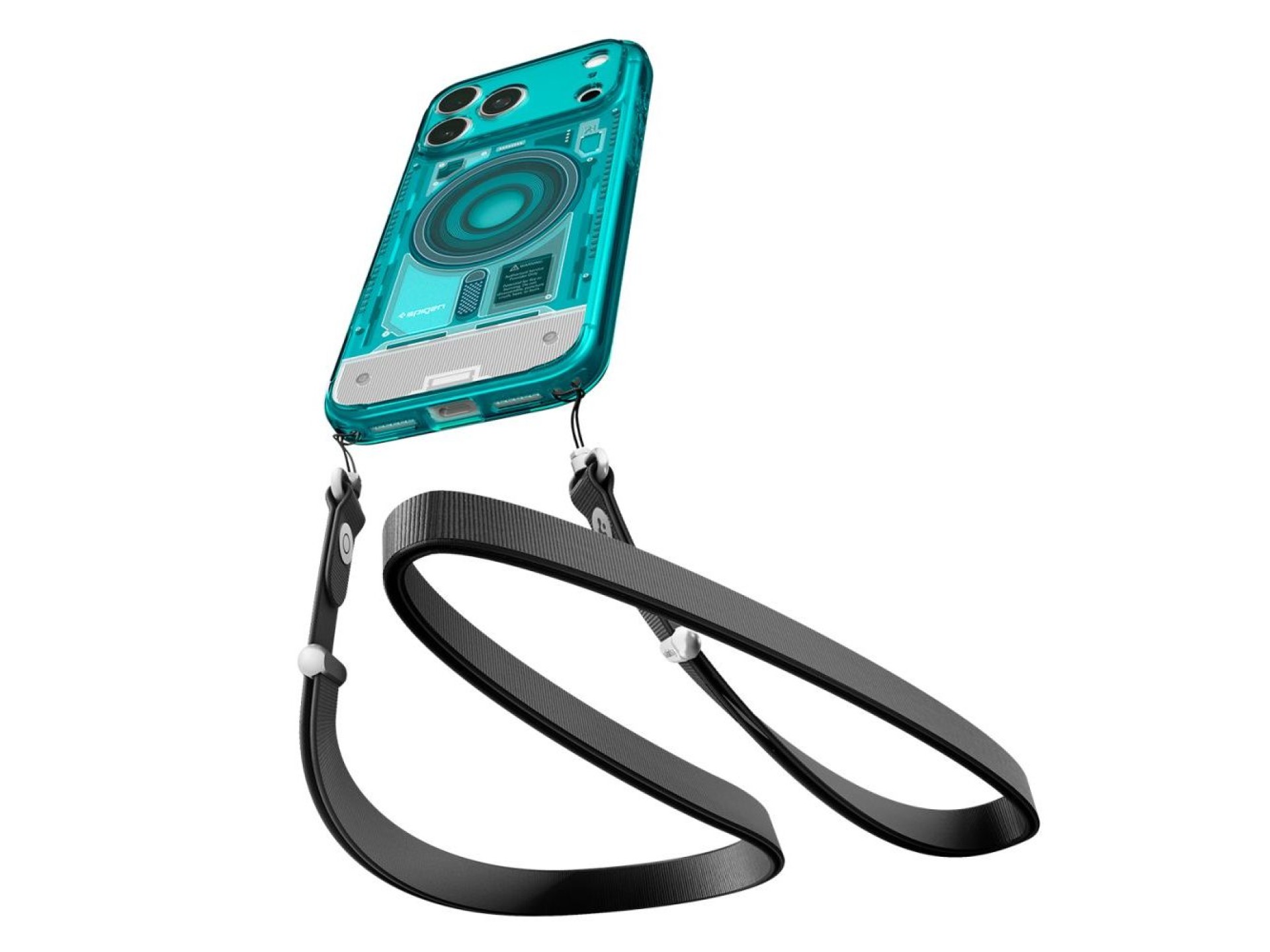Capa Spigen Ultra Hybrid MagSafe para iPhone 18 Pro / 17 Pro - azul claro