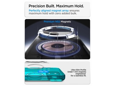 Funda Spigen Ultra Hybrid MagSafe para iPhone 18 Pro / 17 Pro - azul claro Funda Spigen Ultra Hybrid MagSafe para iPhone 18 Pro / 17 Pro - azul claro