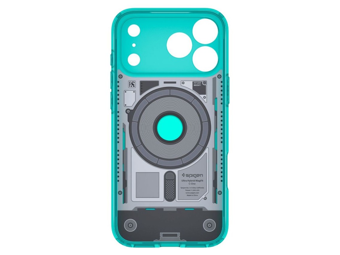 Capa Spigen Ultra Hybrid MagSafe para iPhone 18 Pro / 17 Pro - azul claro