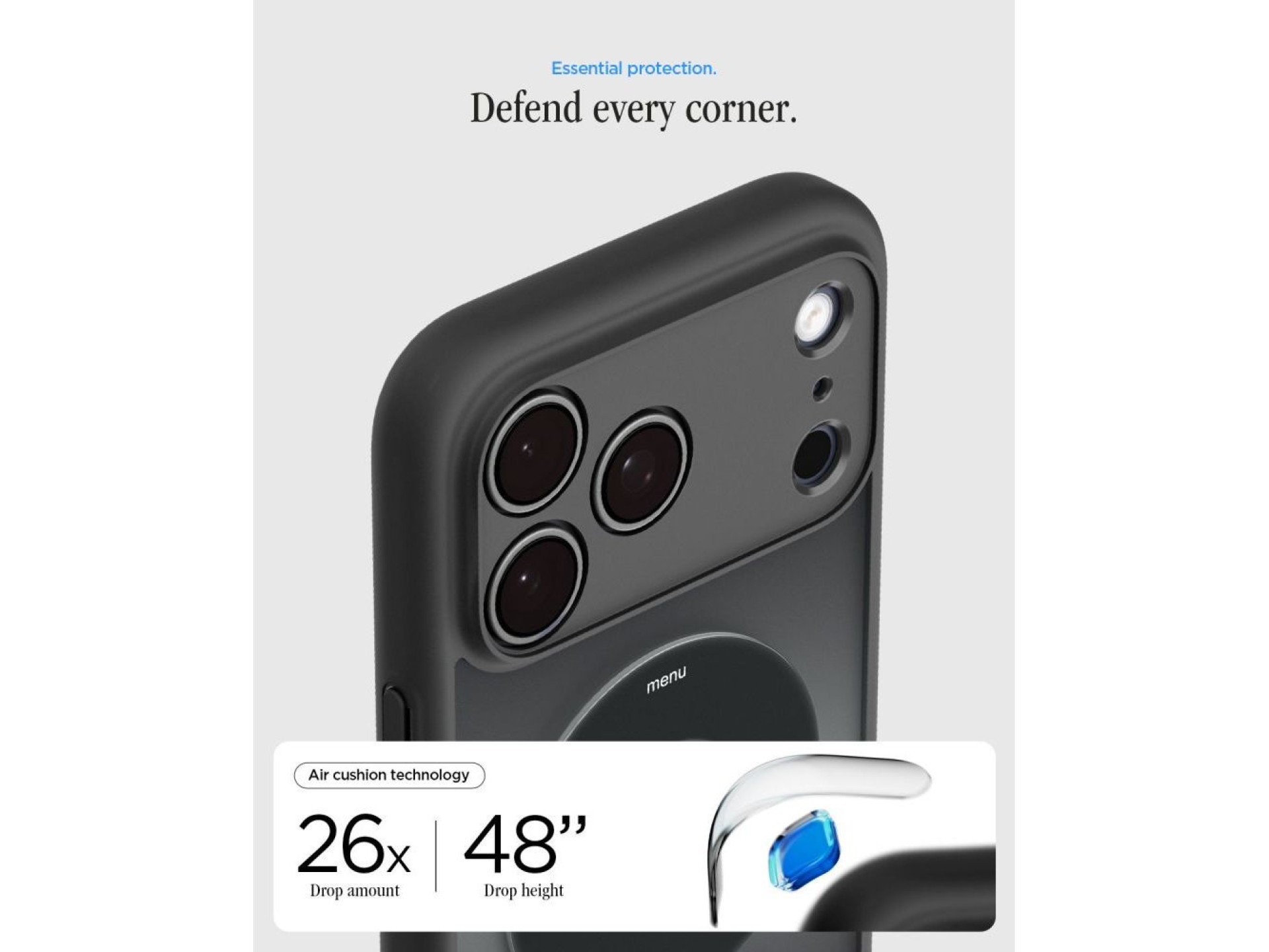 Spigen Ultra Hybrid MagSafe Case for iPhone 18 Pro Max / 17 Pro Max - Black