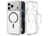 Capa Spigen Ultra Hybrid MagSafe para iPhone 18 Pro / 17 Pro - Grafite Transparente Capa Spigen Ultra Hybrid MagSafe para iPhone 18 Pro / 17 Pro - Grafite Transparente