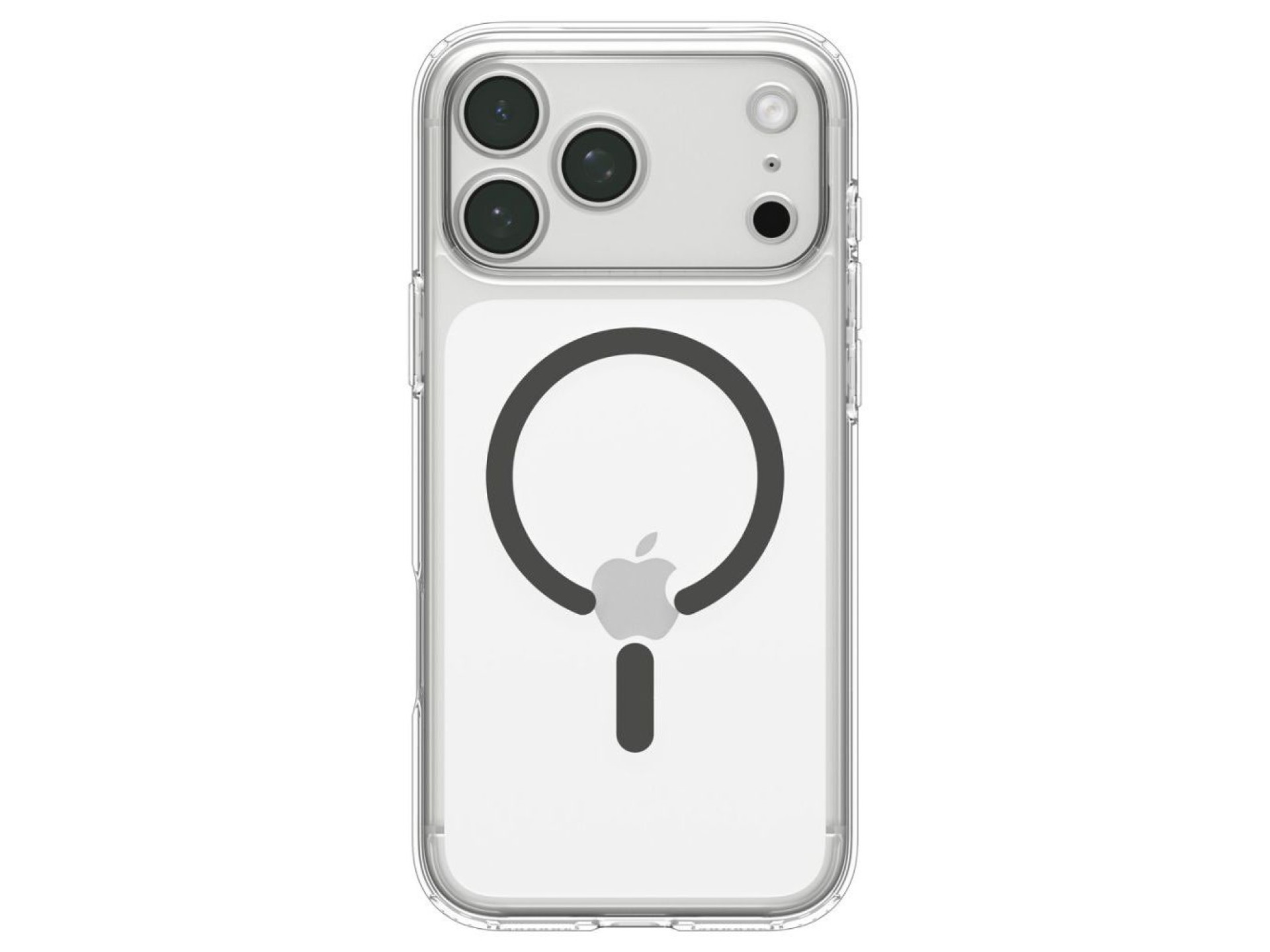 Capa Spigen Ultra Hybrid MagSafe para iPhone 18 Pro / 17 Pro - Grafite Transparente