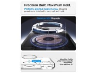 Capa Spigen Ultra Hybrid MagSafe para iPhone 18 Pro / 17 Pro - Grafite Transparente Capa Spigen Ultra Hybrid MagSafe para iPhone 18 Pro / 17 Pro - Grafite Transparente