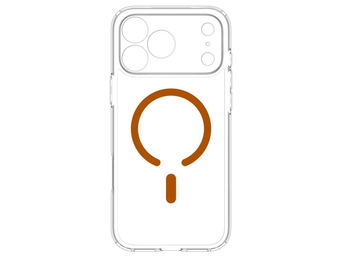 Spigen Ultra Hybrid MagSafe Case for iPhone 18 Pro / 17 Pro - Transparent Orange