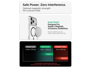 Funda Spigen Ultra Hybrid MagSafe para iPhone 18 Pro / 17 Pro - Grafito transparente Funda Spigen Ultra Hybrid MagSafe para iPhone 18 Pro / 17 Pro - Grafito transparente