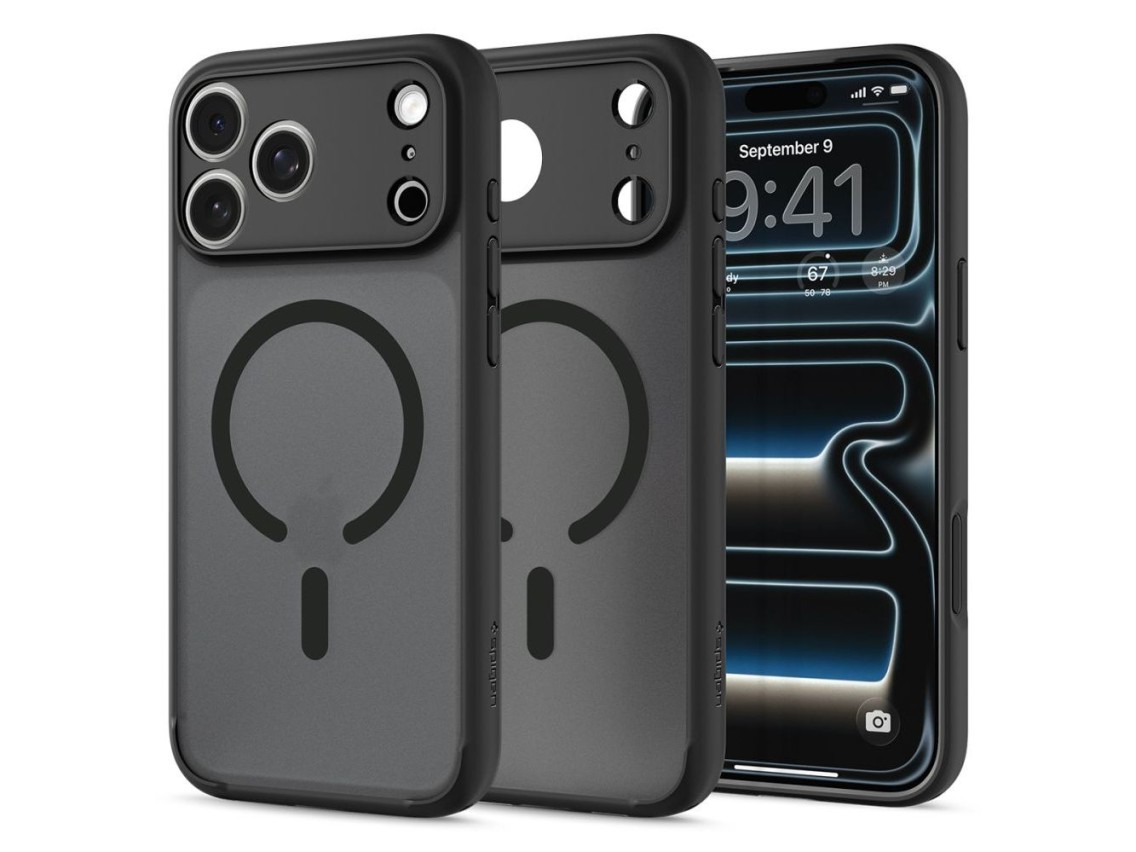 Spigen Ultra Hybrid MagSafe case for iPhone 18 Pro / 17 Pro - frost black