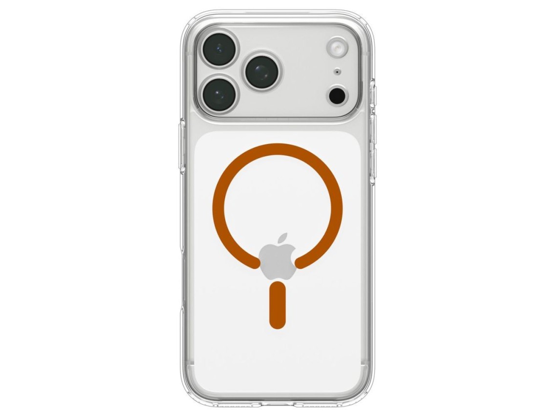 Spigen Ultra Hybrid MagSafe Case for iPhone 18 Pro / 17 Pro - Transparent Orange