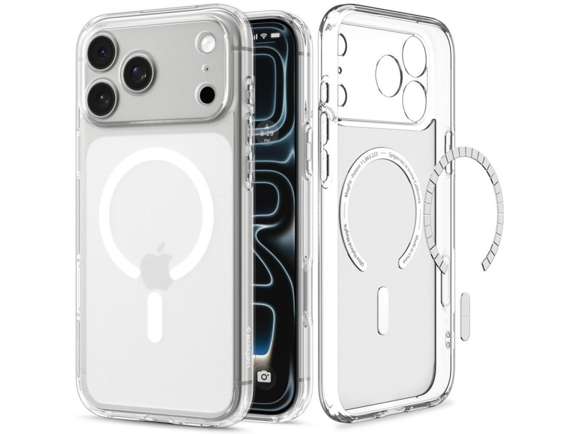 Spigen Ultra Hybrid MagSafe case for iPhone 18 Pro / 17 Pro - frost white
