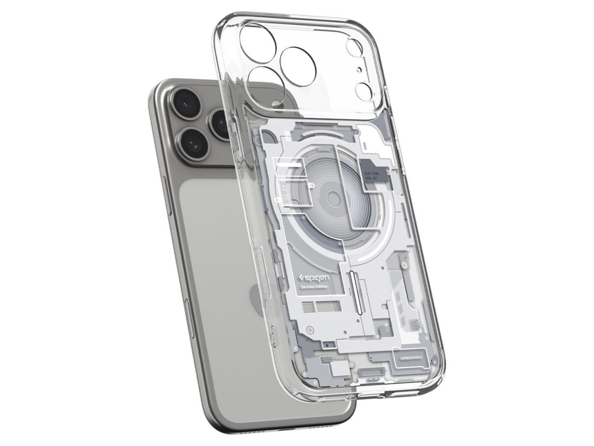Spigen Ultra Hybrid MagSafe Zero One Case for iPhone 18 Pro / 17 Pro - White