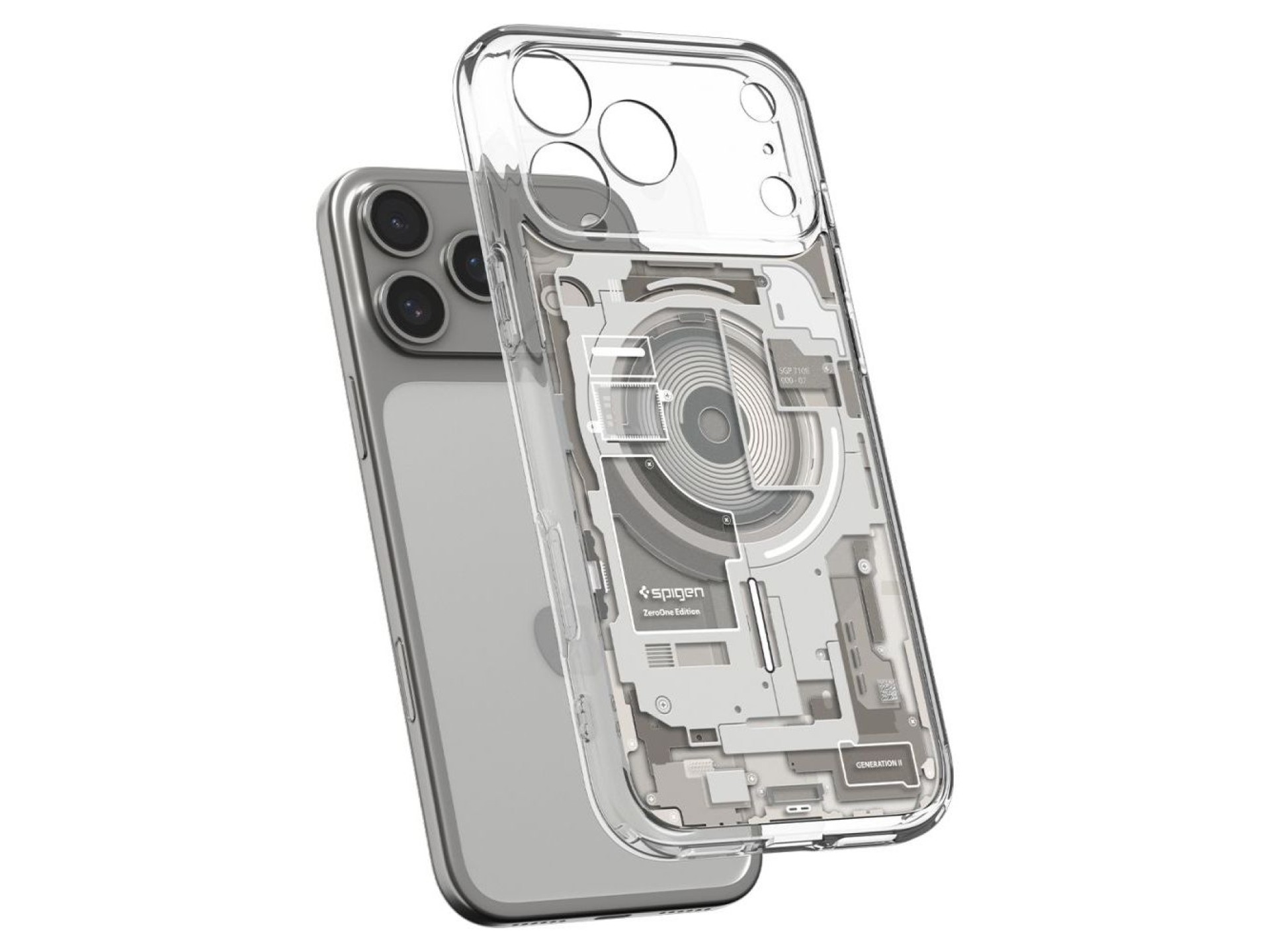 Spigen Ultra Hybrid MagSafe Zero One Case for iPhone 18 Pro / 17 Pro - Titanium