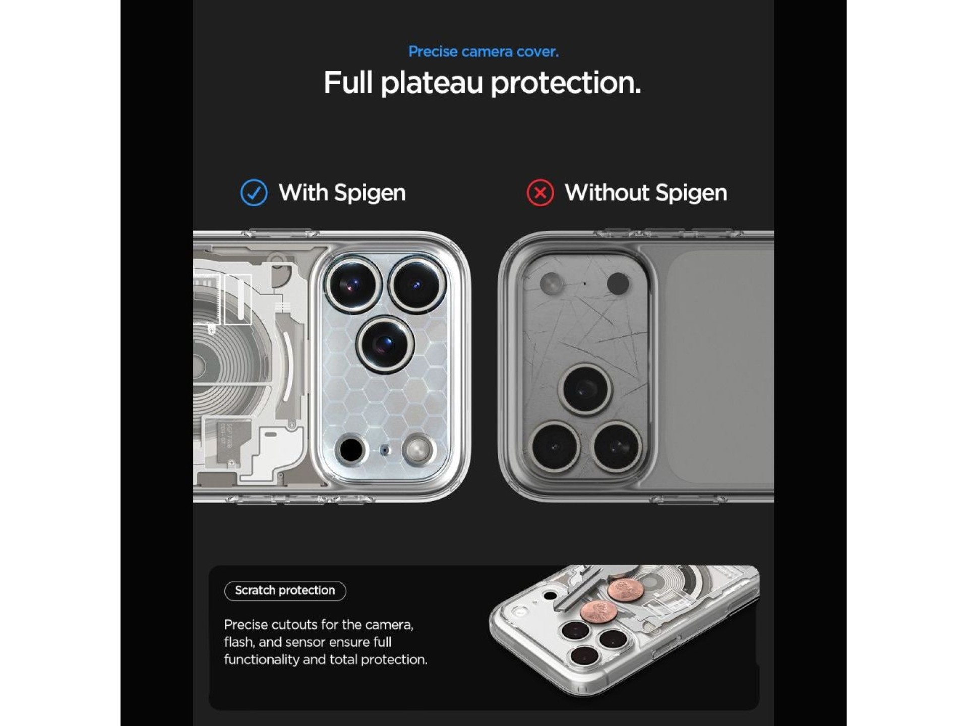 Spigen Ultra Hybrid MagSafe Zero One Case for iPhone 18 Pro / 17 Pro - Titanium