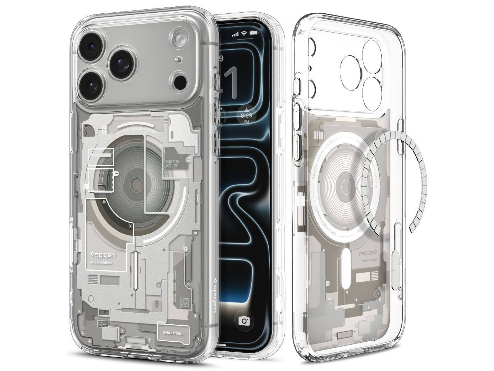 Spigen Ultra Hybrid MagSafe Zero One Case for iPhone 18 Pro / 17 Pro - Titanium
