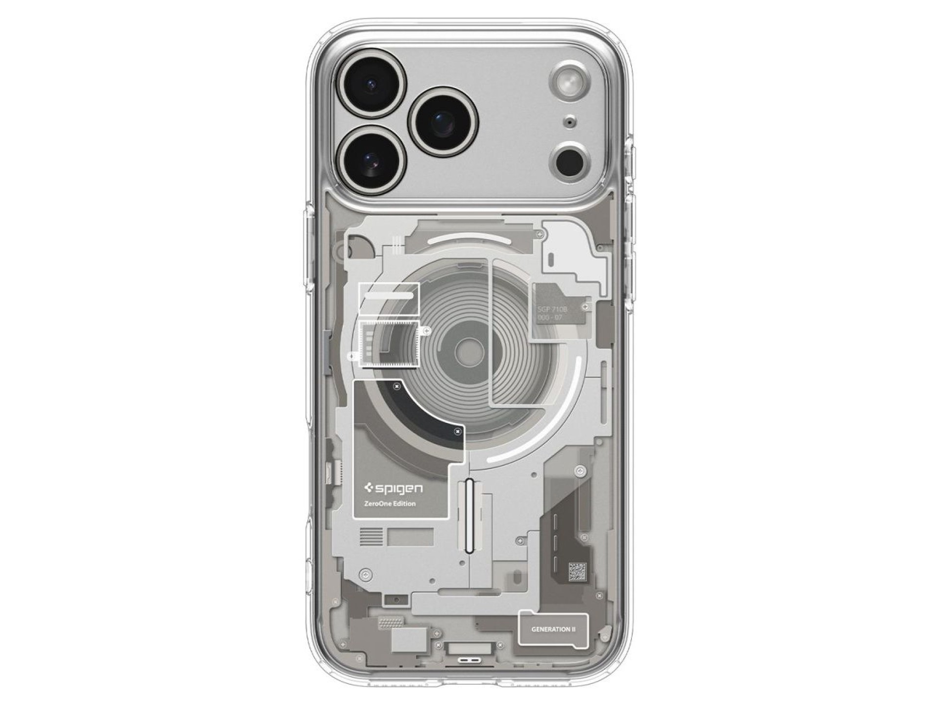 Spigen Ultra Hybrid MagSafe Zero One Case for iPhone 18 Pro / 17 Pro - Titanium