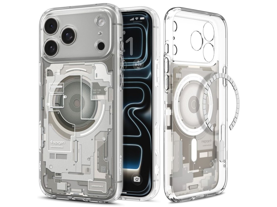 Spigen Ultra Hybrid MagSafe Zero One Case for iPhone 18 Pro / 17 Pro - Titanium