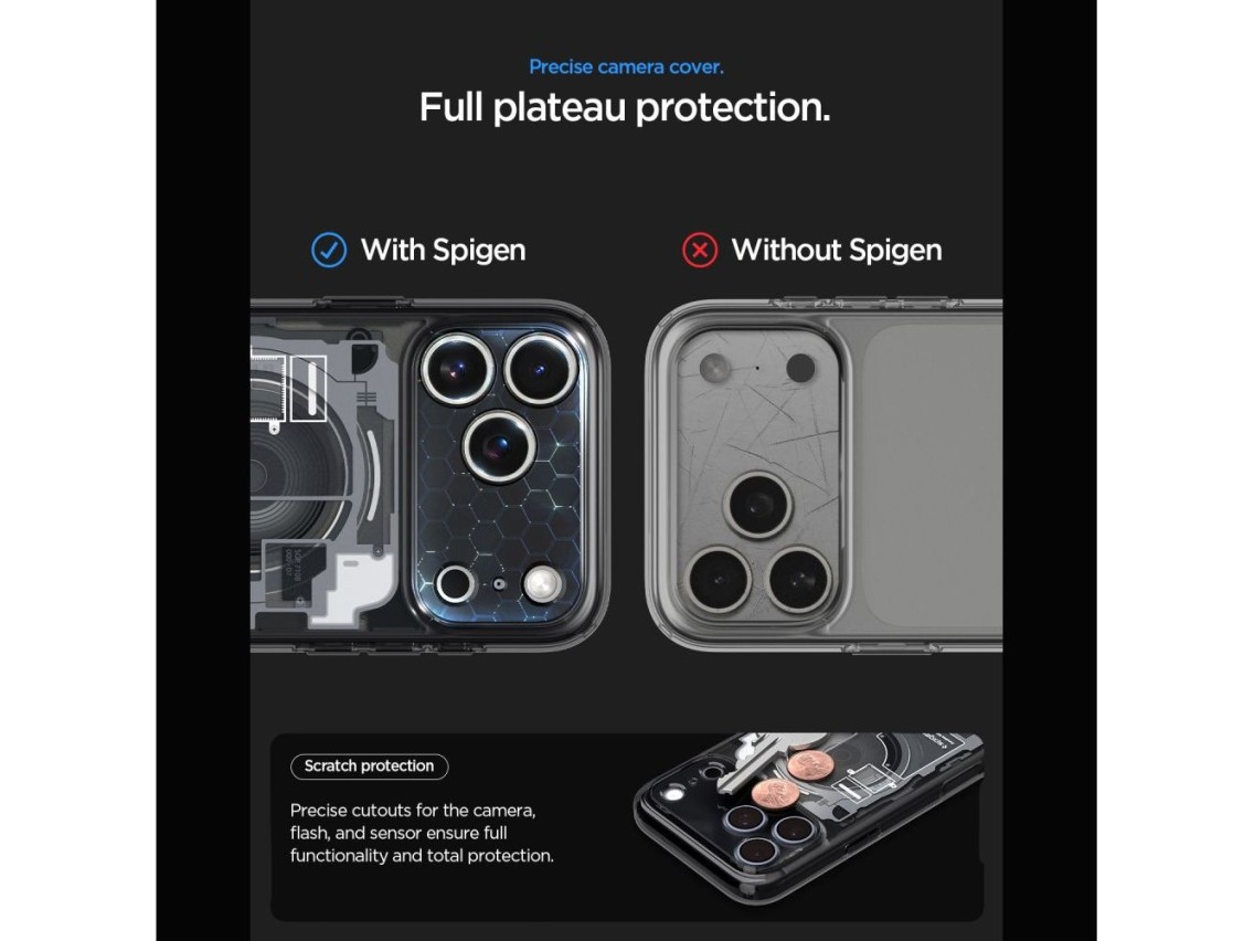 Spigen Ultra Hybrid MagSafe Zero One Case for iPhone 18 Pro / 17 Pro - Black