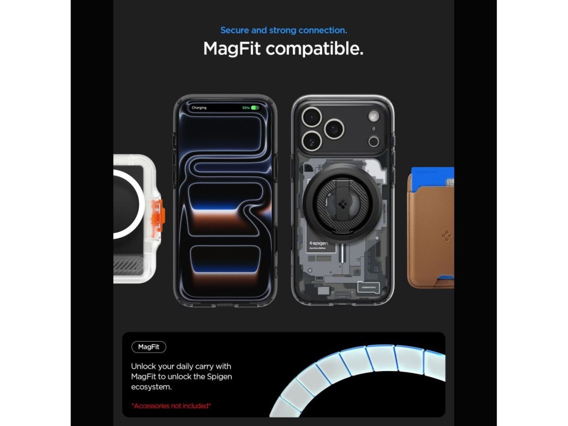 Spigen Ultra Hybrid MagSafe Zero One Case for iPhone 18 Pro / 17 Pro - Black