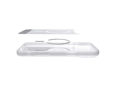 Funda Spigen Ultra Hybrid MagSafe para iPhone 18 Pro / 17 Pro - plateada Funda Spigen Ultra Hybrid MagSafe para iPhone 18 Pro / 17 Pro - plateada