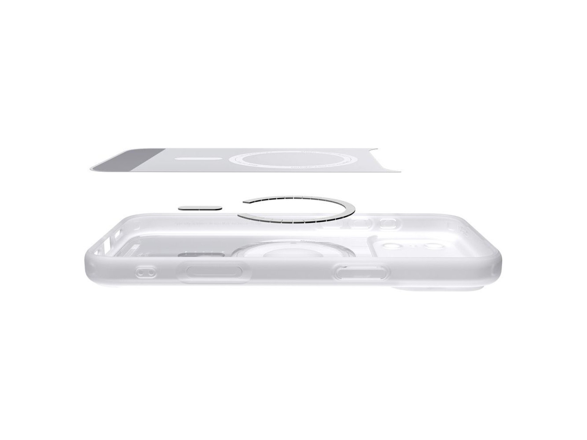 Capa Spigen Ultra Hybrid MagSafe para iPhone 18 Pro / 17 Pro - prata
