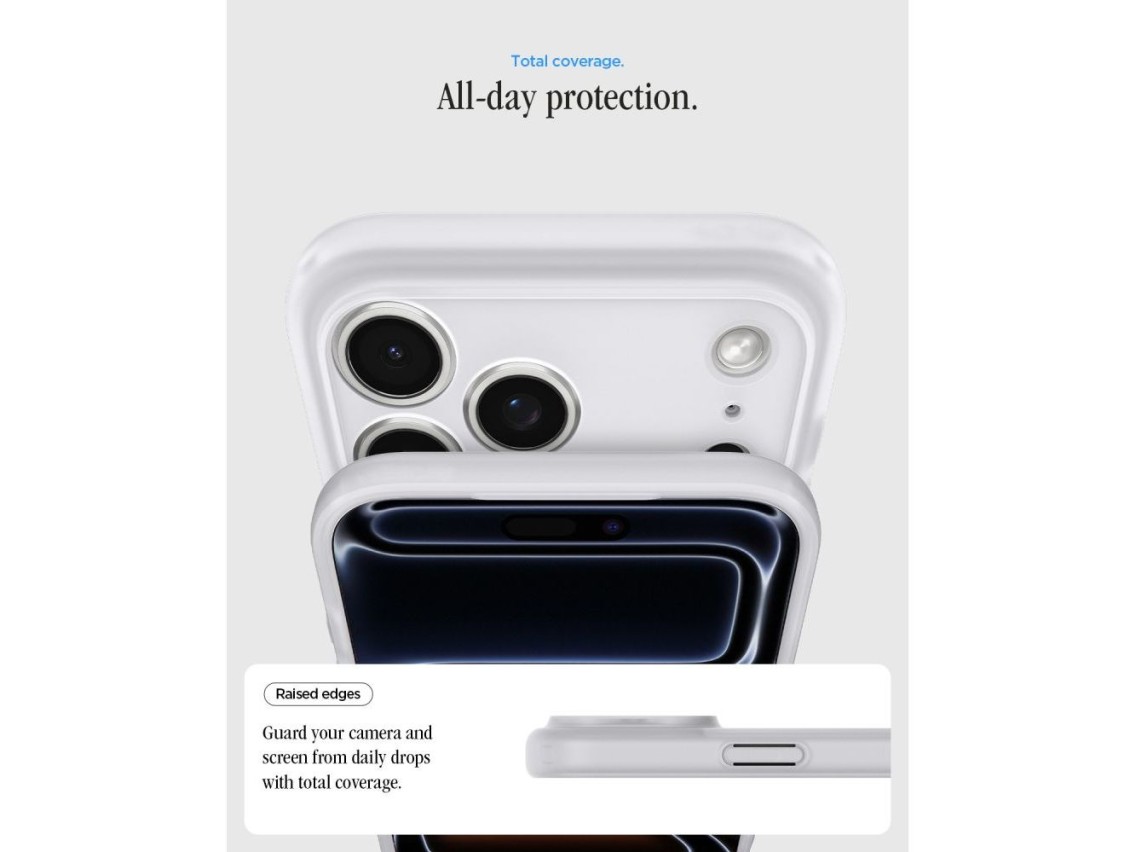 Capa Spigen Ultra Hybrid MagSafe para iPhone 18 Pro / 17 Pro - prata