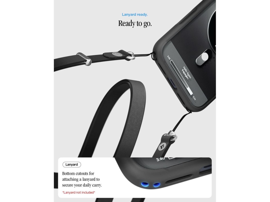 Capa Spigen Ultra Hybrid MagSafe para iPhone 18 Pro / 17 Pro - Preta