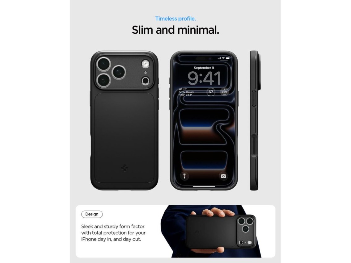 Spigen Thin Fit MagSafe Case for iPhone 18 Pro Max / 17 Pro Max - Black