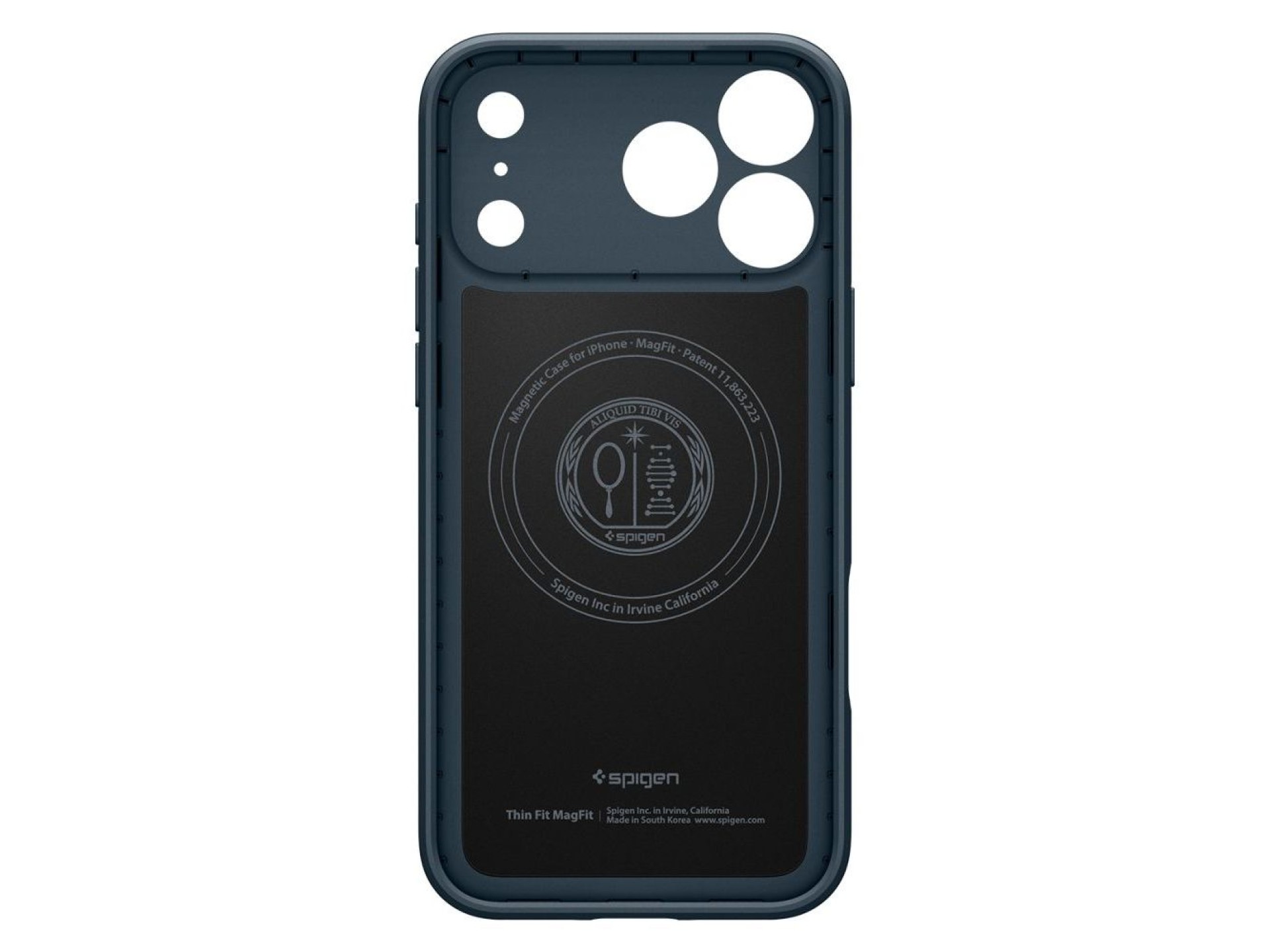 Capa Spigen Thin Fit MagSafe para iPhone 18 Pro Max / 17 Pro Max - Cinza