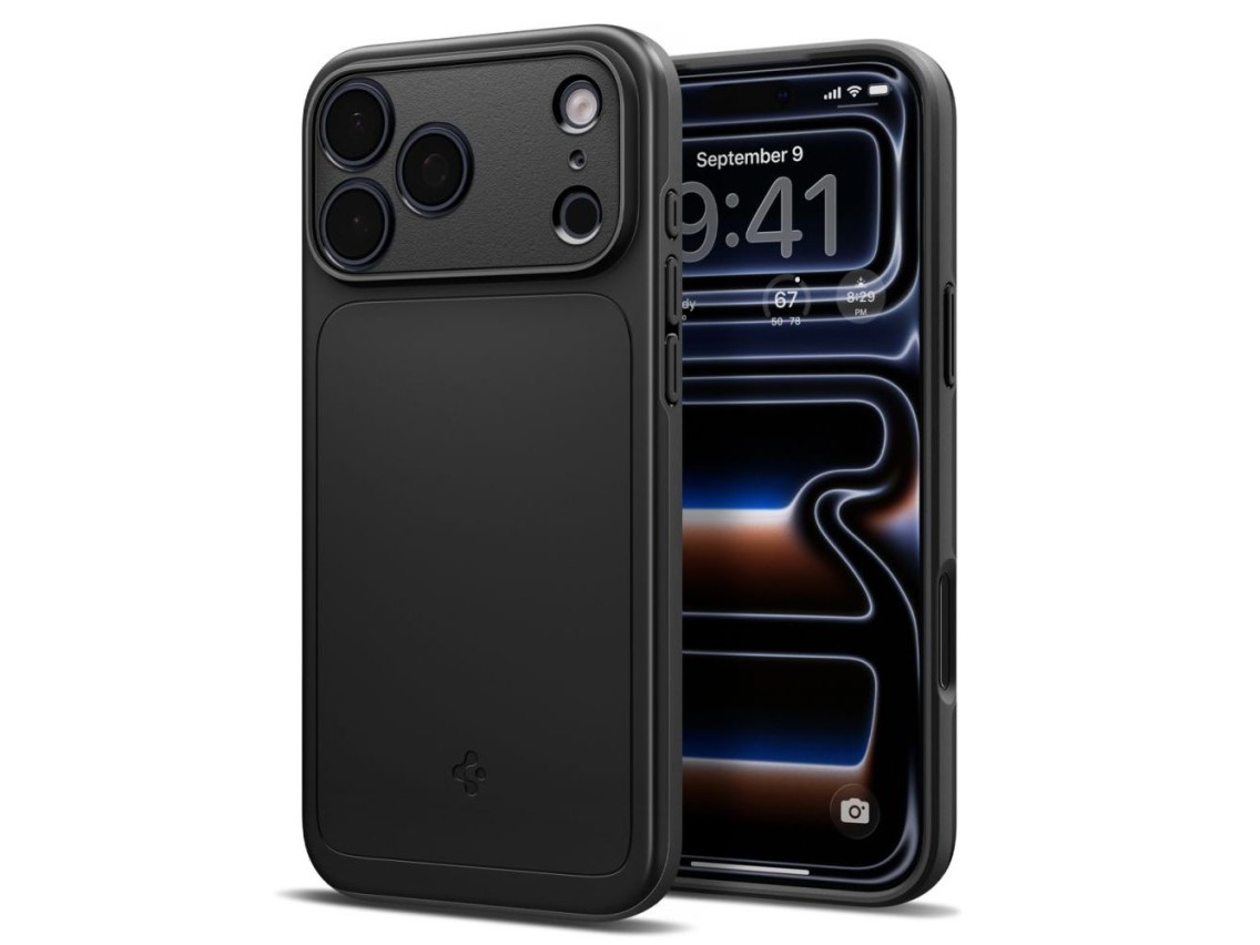 Capa Spigen Thin Fit MagSafe para iPhone 18 Pro / 17 Pro - Preta