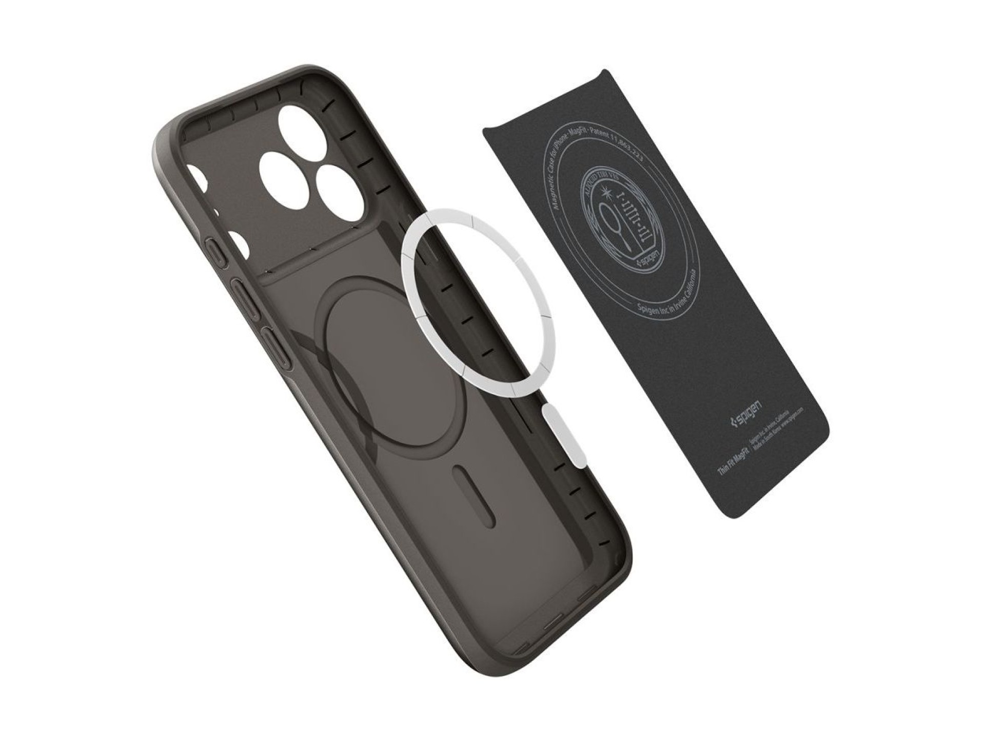 Funda Spigen Thin Fit MagSafe para iPhone 18 Pro / 17 Pro - Negra