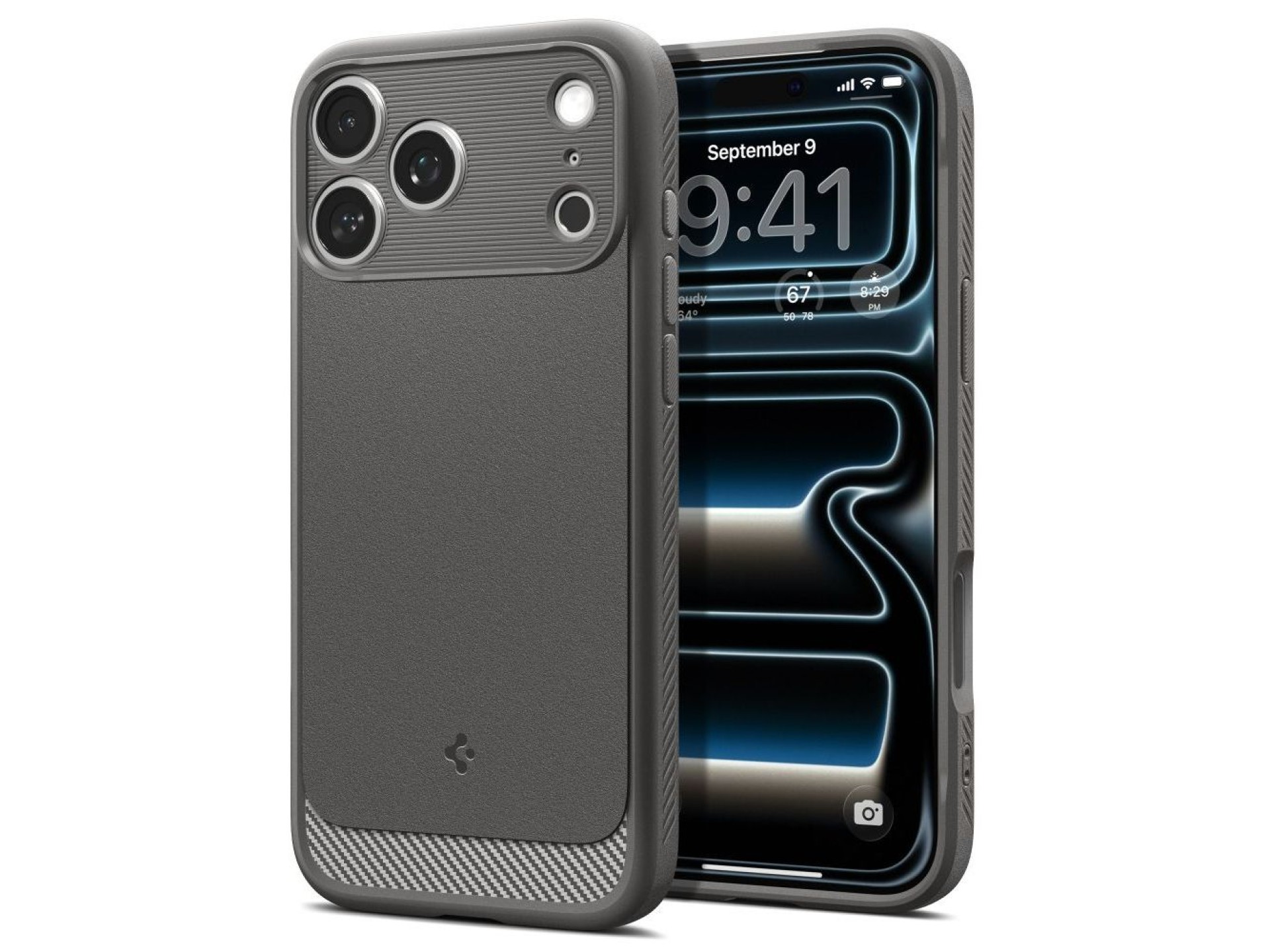 Spigen Rugged Armor MagSafe Case for iPhone 18 Pro / 17 Pro - Gray