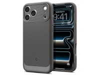 Capa Spigen Rugged Armor MagSafe para iPhone 18 Pro / 17 Pro - Cinza
