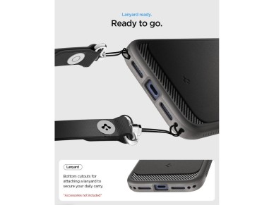 Spigen Rugged Armor MagSafe Case for iPhone 18 Pro / 17 Pro - Gray